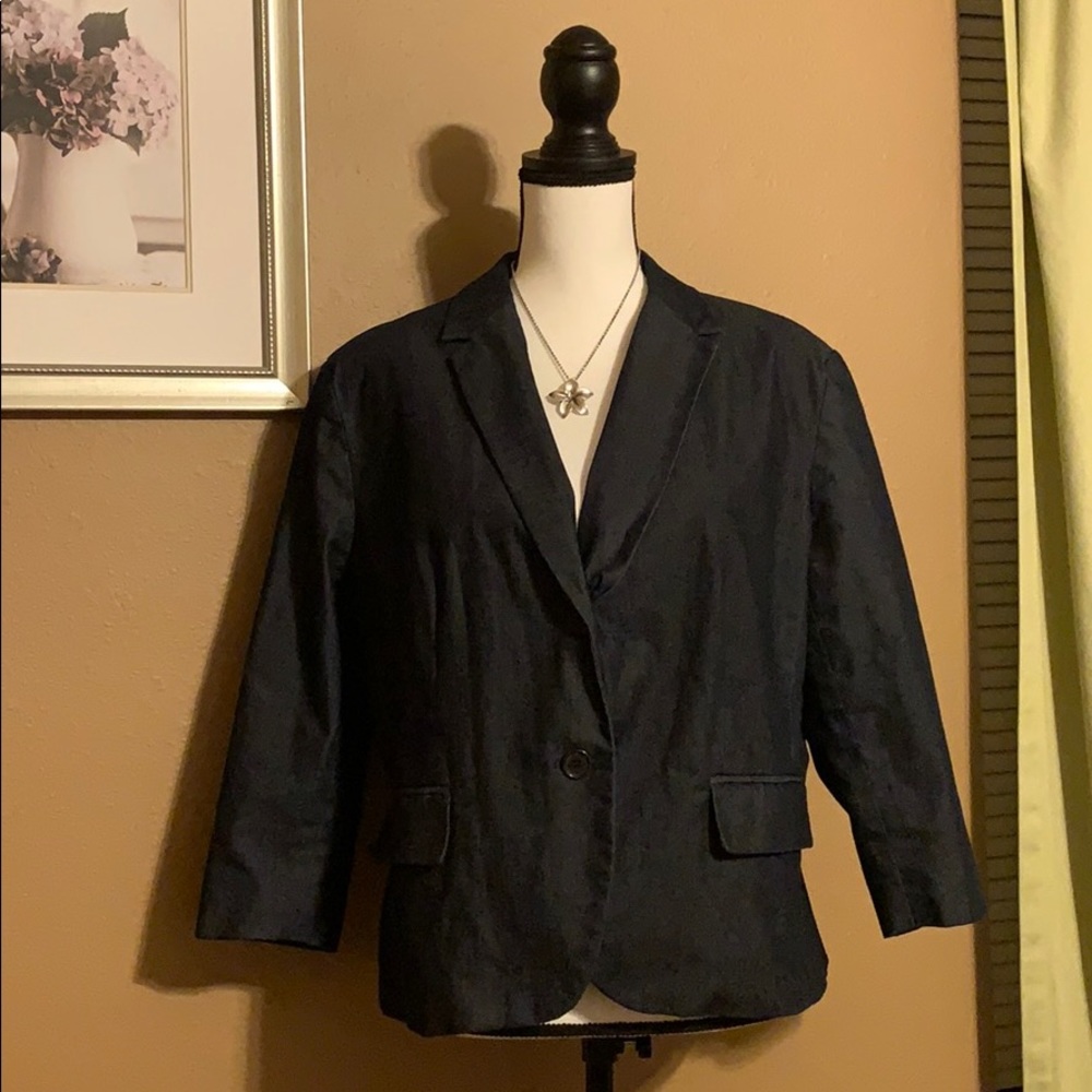New York & Company denim blazer